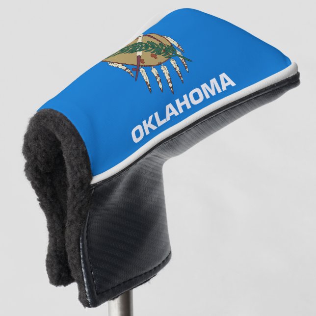 Couvre-club De Golf Drapeau de l'Oklahoma (Devant 3/4)
