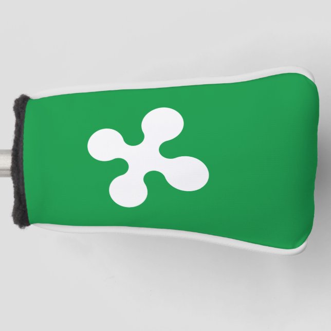 Couvre-club De Golf Drapeau de Lombardie (Italie) (Devant)
