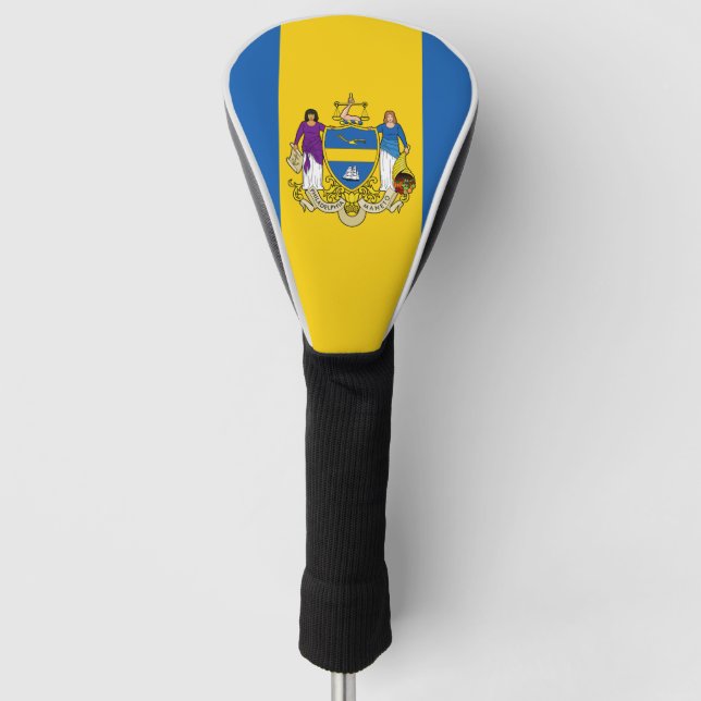 Couvre-club De Golf Drapeau de Philadelphie, Pennsylvanie (Devant)