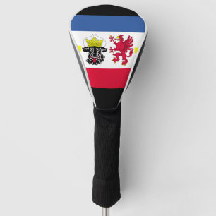 Couvre-club De Golf Drapeau de Pomerania Mecklenburg-Occidental