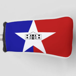 Couvre-club De Golf Drapeau de San Antonio, Texas Golf Head Cover