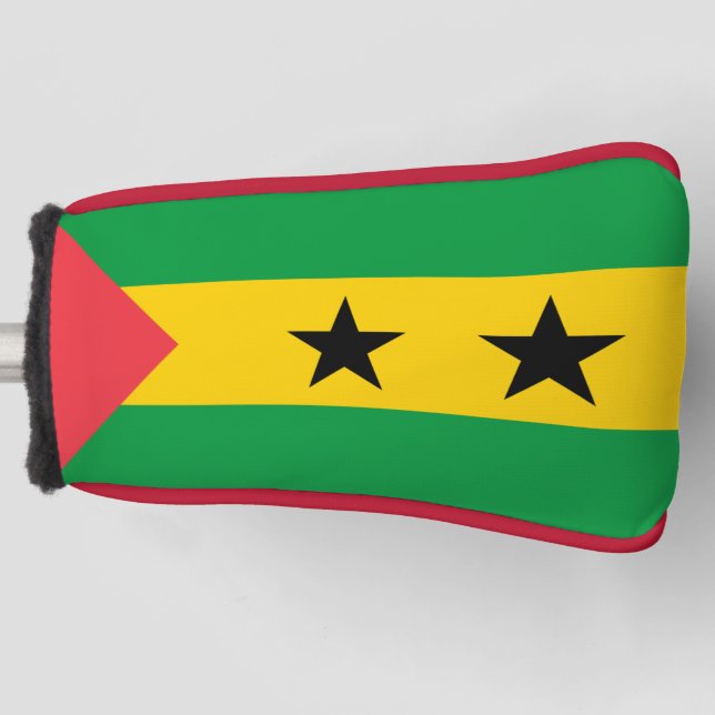 Couvre-club De Golf Drapeau de São Tomé e Príncipe (Devant)
