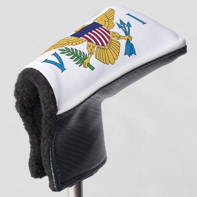 Couvre-club De Golf Drapeau des îles Vierges américaines (Devant 3/4)