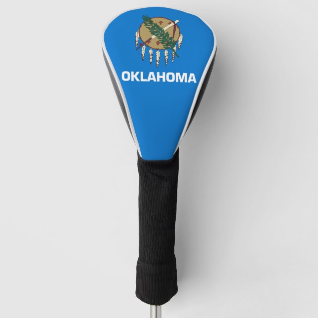 Couvre-club De Golf Drapeau d'État de l'Oklahoma (Devant)
