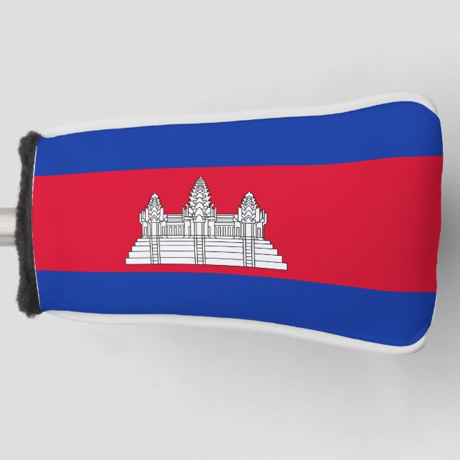 Couvre-club De Golf Drapeau du Cambodge (Devant)