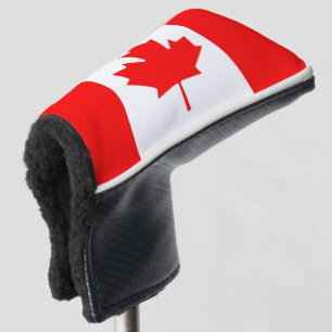 Couvre-club De Golf Drapeau du Canada Golfeur de feuille d'érable roug
