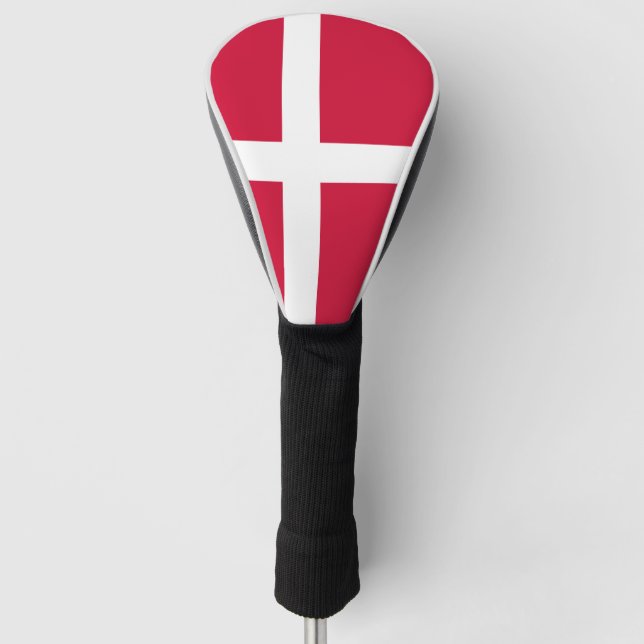 Couvre-club De Golf Drapeau du Danemark ou drap danois (Devant)