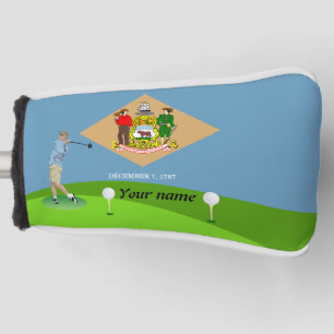 Couvre-club De Golf drapeau du delaware