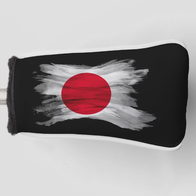 Couvre-club De Golf Drapeau du drapeau du Japon brasse, drapeau nation (Devant)