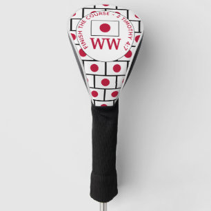 Couvre-club De Golf Drapeau du JAPON Monogramme personnalisé