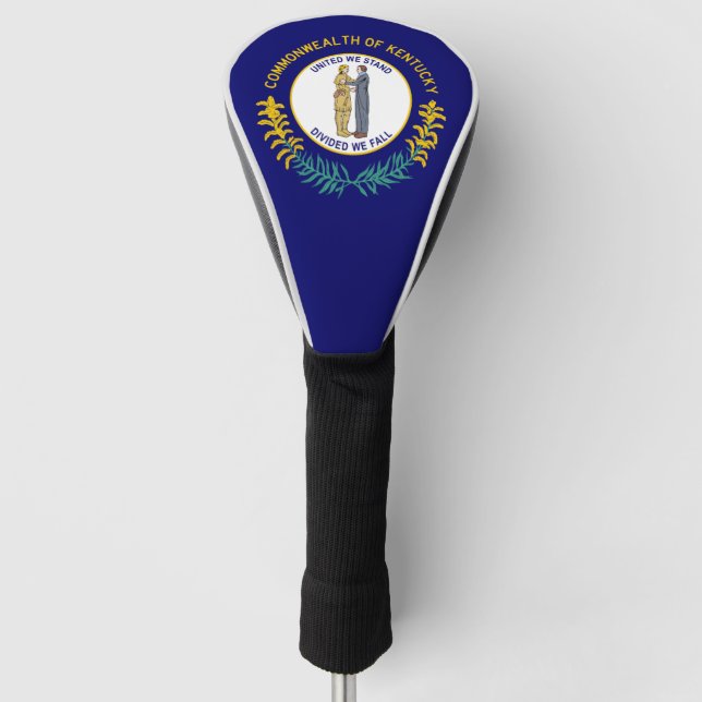Couvre-club De Golf Drapeau du Kentucky (Devant)