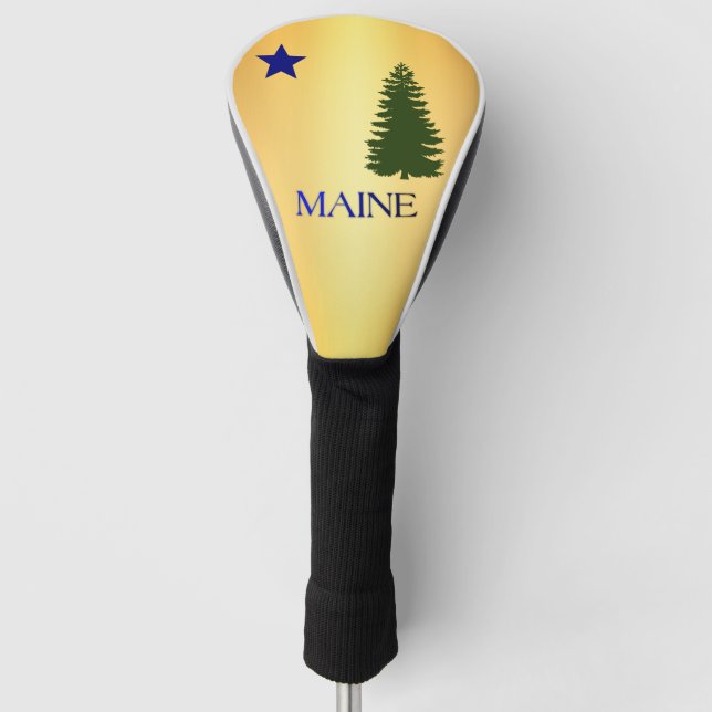 Couvre-club De Golf Drapeau du Maine (1901) (Devant)