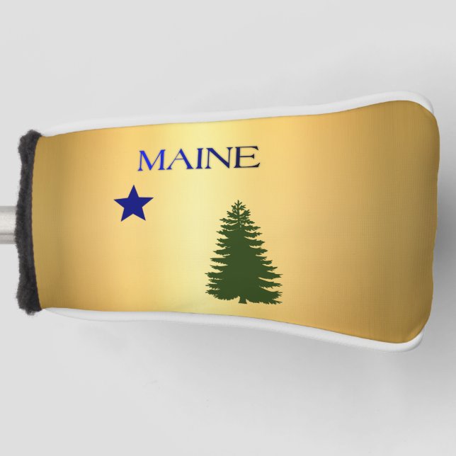 Couvre-club De Golf Drapeau du Maine (1901) (Devant)
