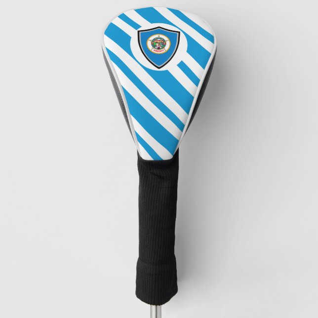 Couvre-club De Golf Drapeau du Minnesota (Devant)