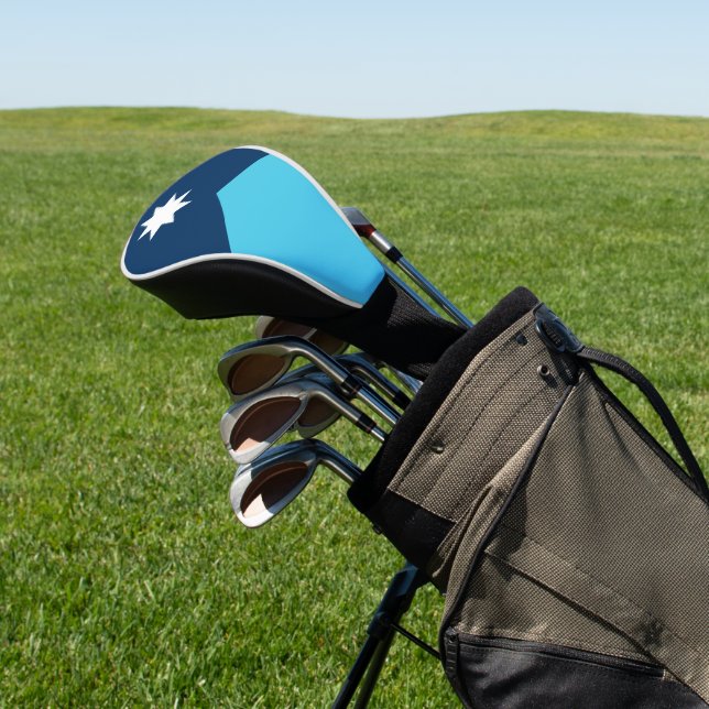Couvre-club De Golf Drapeau du Minnesota North Star (In Situ)
