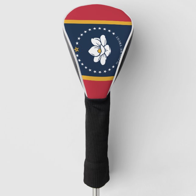 Couvre-club De Golf Drapeau du Mississippi 2020 (Devant)