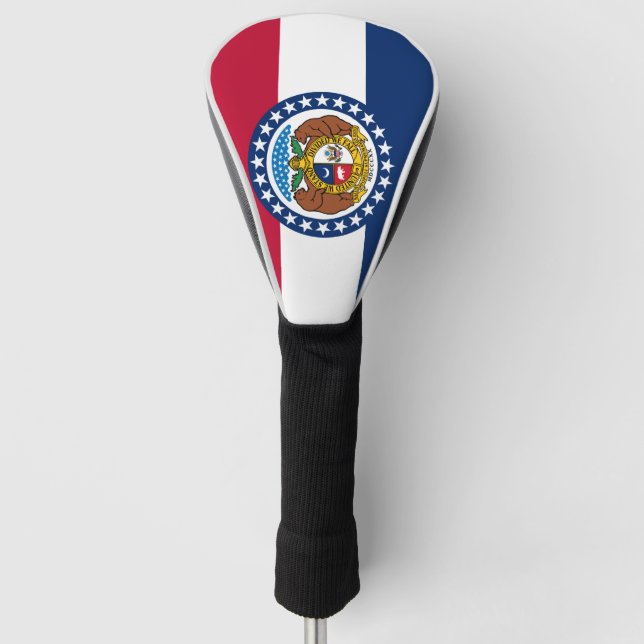 Couvre-club De Golf Drapeau du Missouri (Devant)