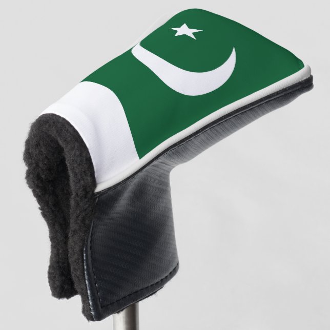 Couvre-club De Golf Drapeau du Pakistan (Devant 3/4)