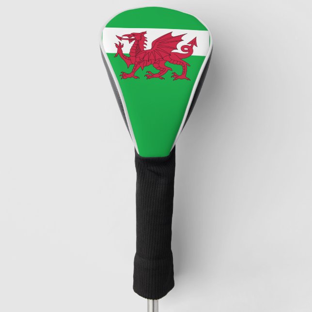 Couvre-club De Golf drapeau du pays de galles (Devant)