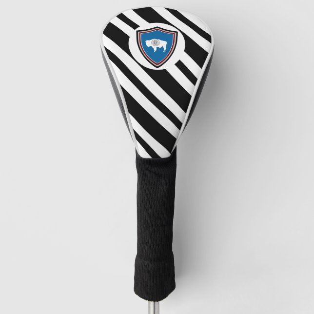 Couvre-club De Golf Drapeau du Wyoming (Devant)