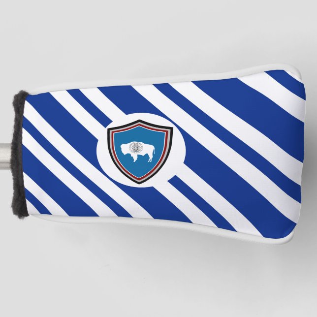 Couvre-club De Golf Drapeau du Wyoming (Devant)