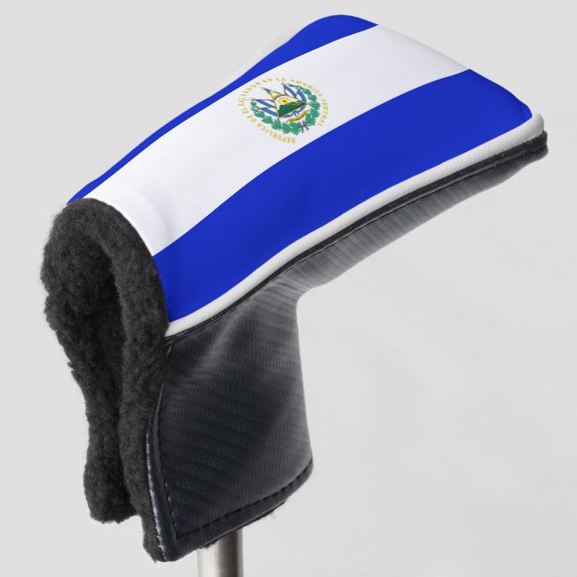 Couvre-club De Golf Drapeau El Salvador (Devant 3/4)