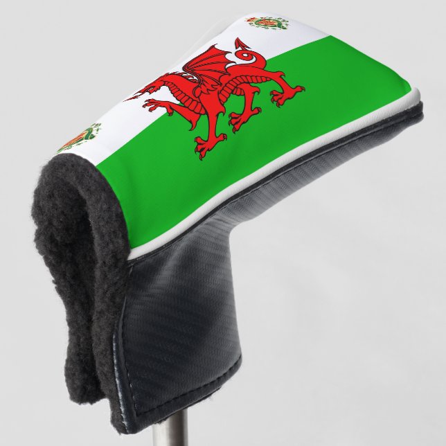 Couvre-club De Golf Drapeau gallois (Devant 3/4)