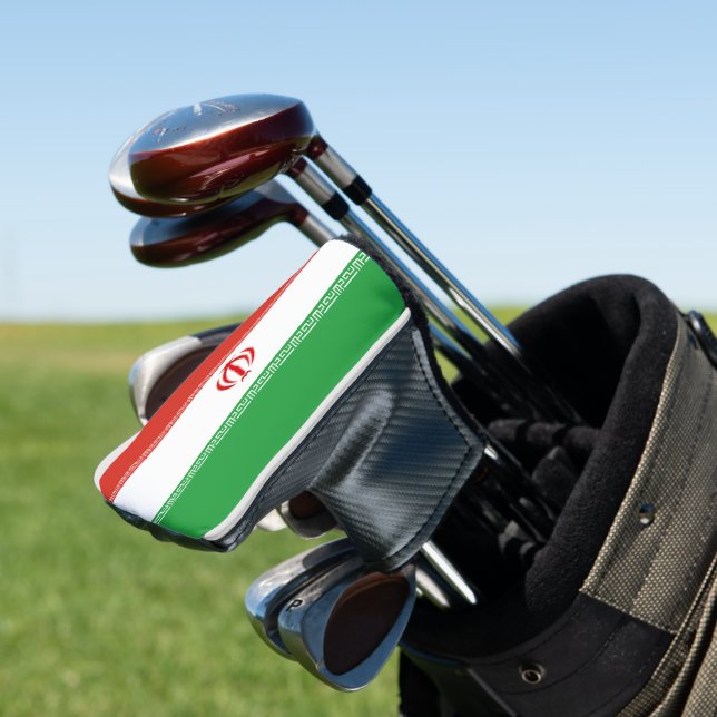 Couvre-club De Golf Drapeau iranien (In Situ)