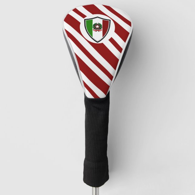 Couvre-club De Golf Drapeau italien (Devant)