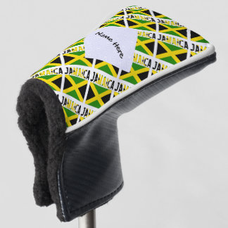 Couvre-club De Golf Drapeau jamaïcain avec ton nom