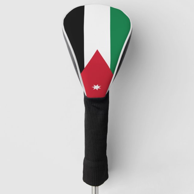 Couvre-club De Golf Drapeau Jordanie (Devant)