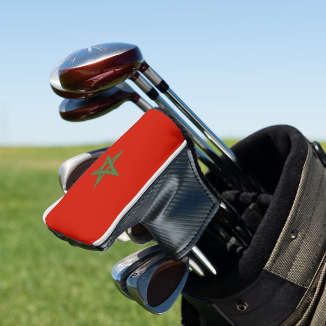 Couvre-club De Golf drapeau marocain (In Situ)