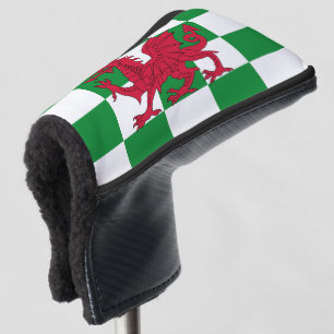 Couvre-club De Golf Drapeau mystique de dragon celtique rouge du Pays 
