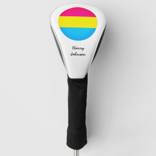 Couvre-club De Golf Drapeau Pansexuel & Fierté golf monogrammed / LGB