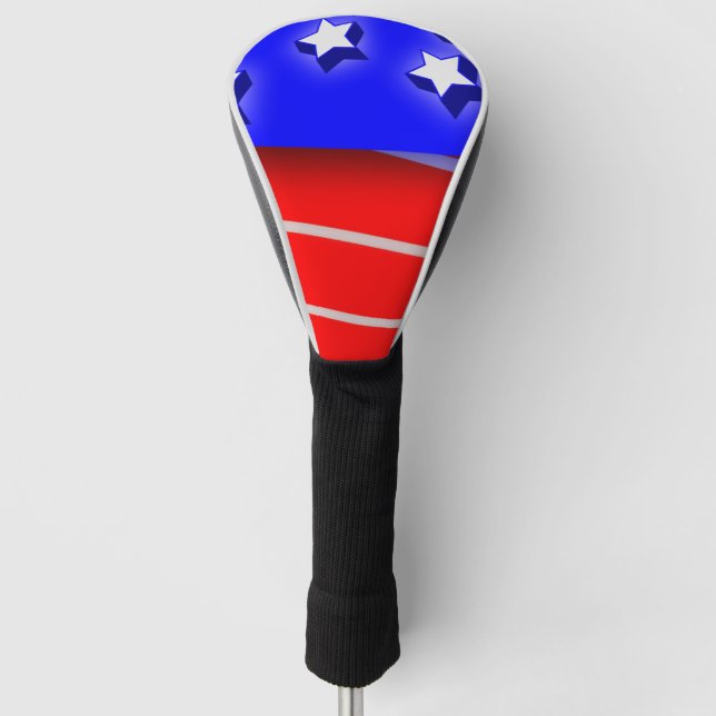 Couvre-club De Golf Drapeau Patriotic Stars (Devant)