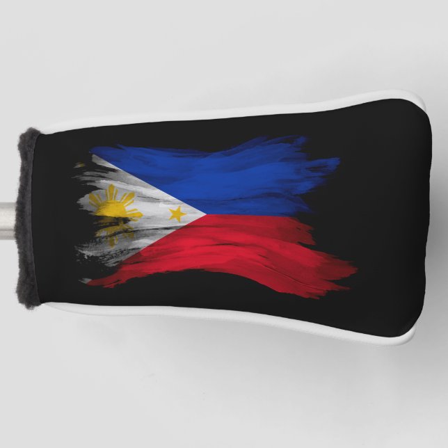Couvre-club De Golf Drapeau philippin bracelet, drapeau national (Devant)