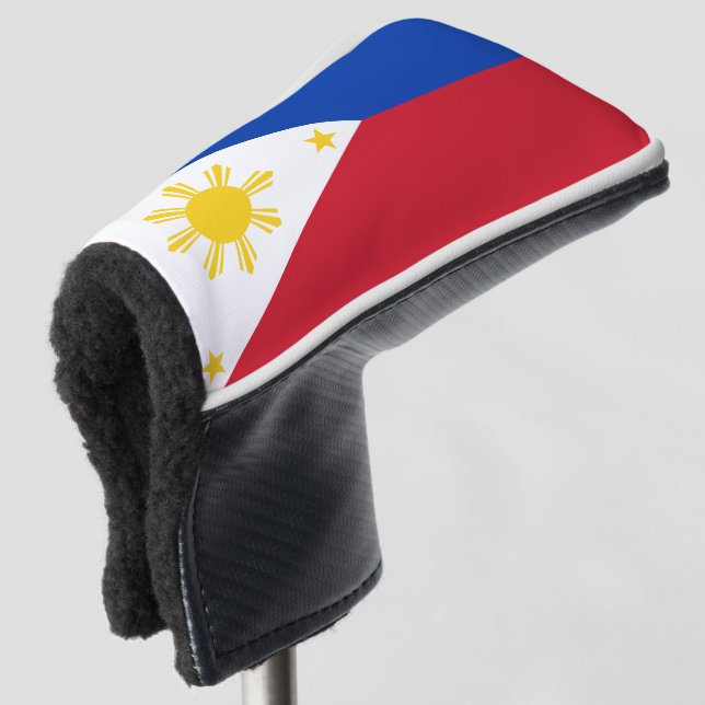 Couvre-club De Golf Drapeau philippin des Philippines (Devant 3/4)