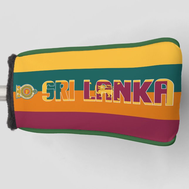Couvre-club De Golf Drapeau Sri Lanka Gorgetic patriotique (Devant)