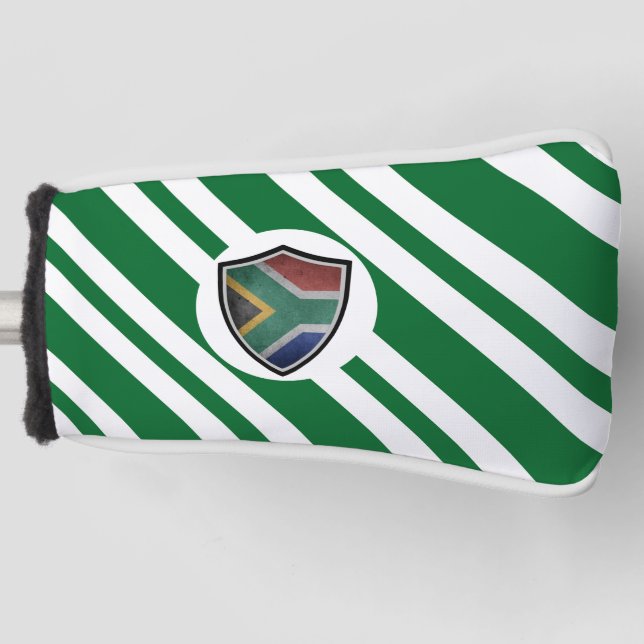 Couvre-club De Golf drapeau sud-africain (Devant)
