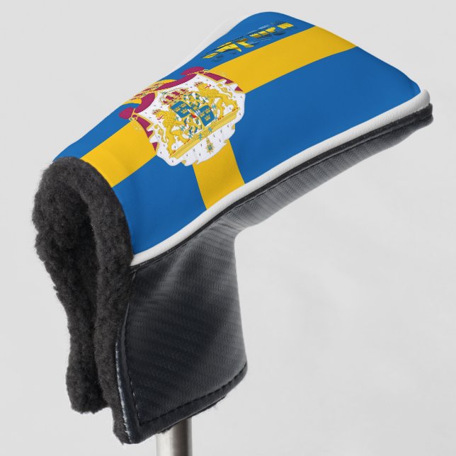 Couvre-club De Golf Drapeau suédois (Devant 3/4)