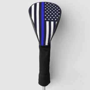 Couvre-club De Golf Drapeau Thin Blue Line (États-Unis)