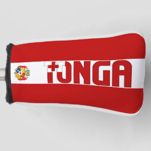 Couvre-club De Golf Drapeau Tonga Superbe couverture de tête de golf p