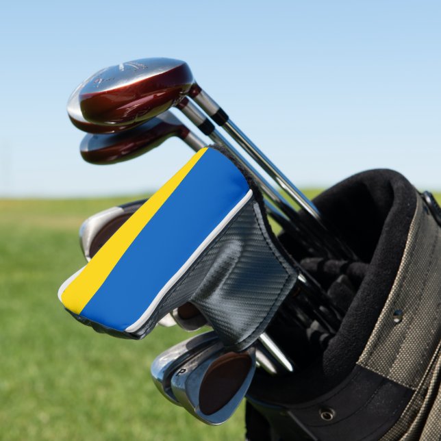 Couvre-club De Golf Drapeau ukrainien (In Situ)