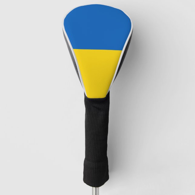 Couvre-club De Golf Drapeau ukrainien (Devant)