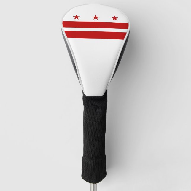 Couvre-club De Golf Drapeau Washington DC (Devant)