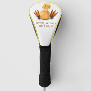 Couvre-club De Golf Drôle Canard Joué Wink Joyeux Smile Cartoon