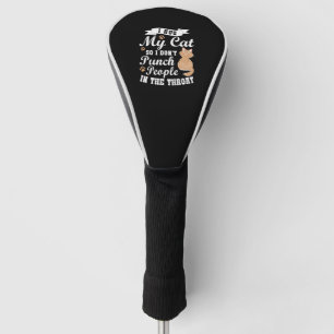 Couvre-club De Golf Drôle Cat Cote Cadeau Kitten Cat Maman Cat Papa Hi