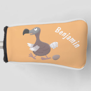 Couvre-club De Golf Drôle dessin animé d'oiseau de dodo