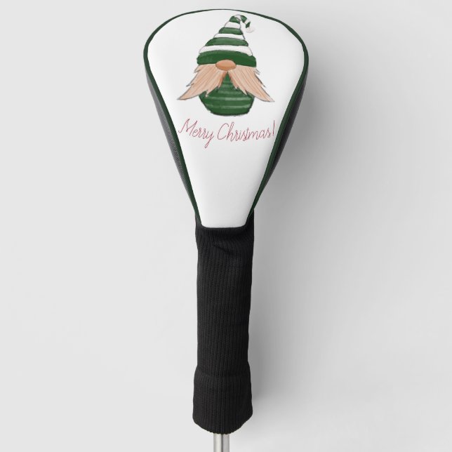 Couvre-club De Golf Drôle gnome de Noël (Devant)