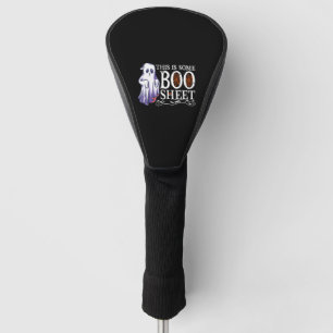 Couvre-club De Golf Drôle Halloween Boo Ghost Costume Ceci est Un Boo